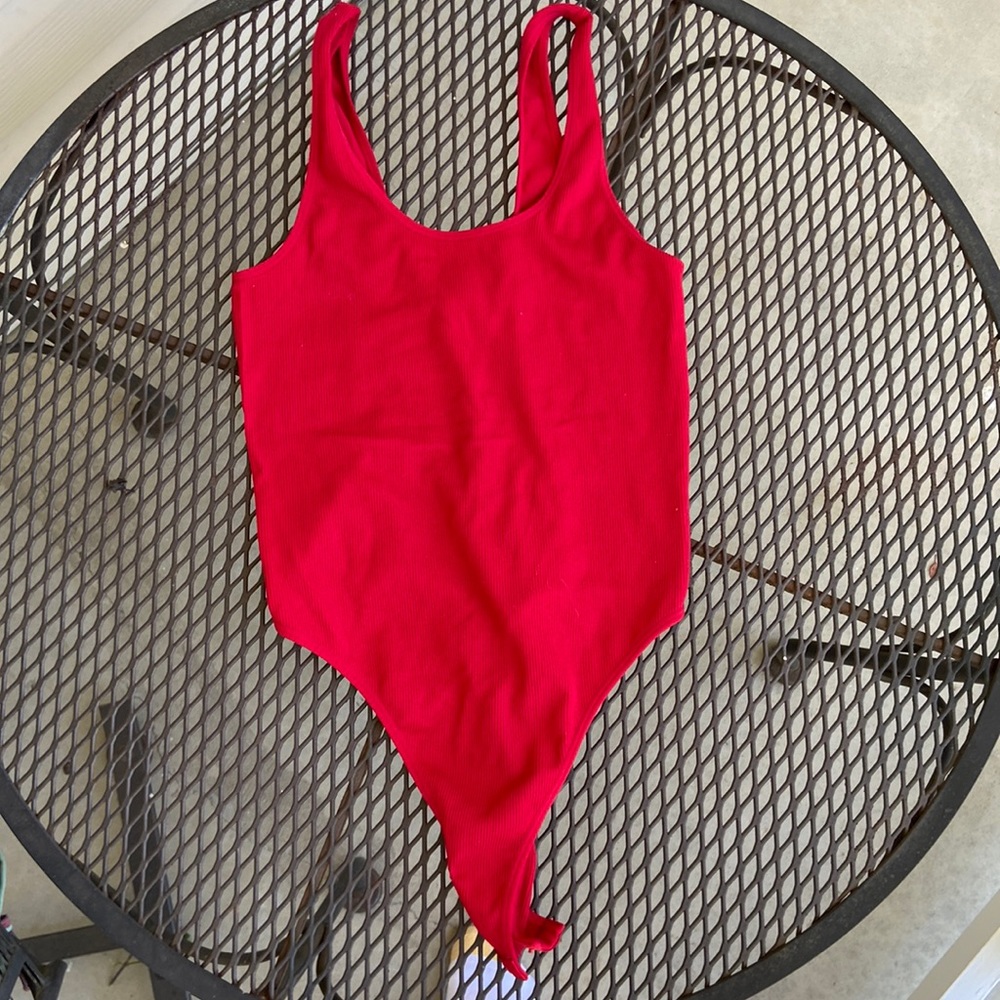 CUTE RED bodysuit